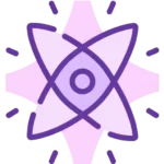 Abstraktes Energie- und Feldsymbol für radionische Testung, das feinstoffliche Messung, Informationsfelder und ganzheitliche Energiearbeit symbolisiert.